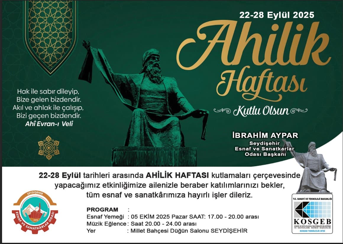 Ahilik Haftası Kutlaması